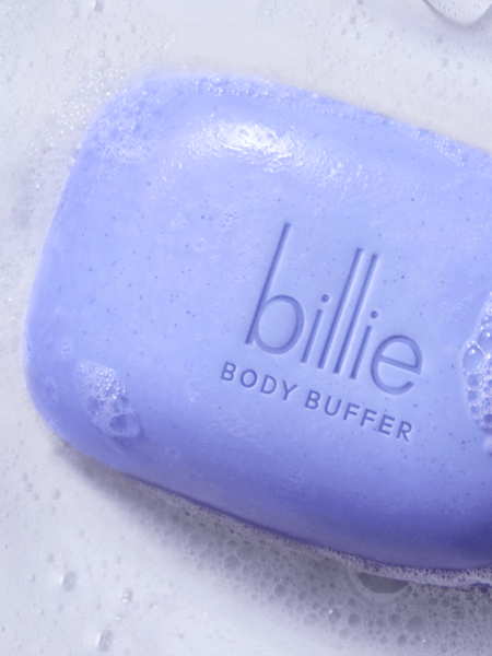 body buffer laying on soapy water